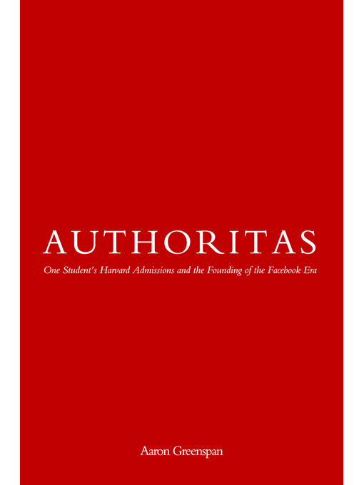 Title details for Authoritas by Aaron Greenspan - Available